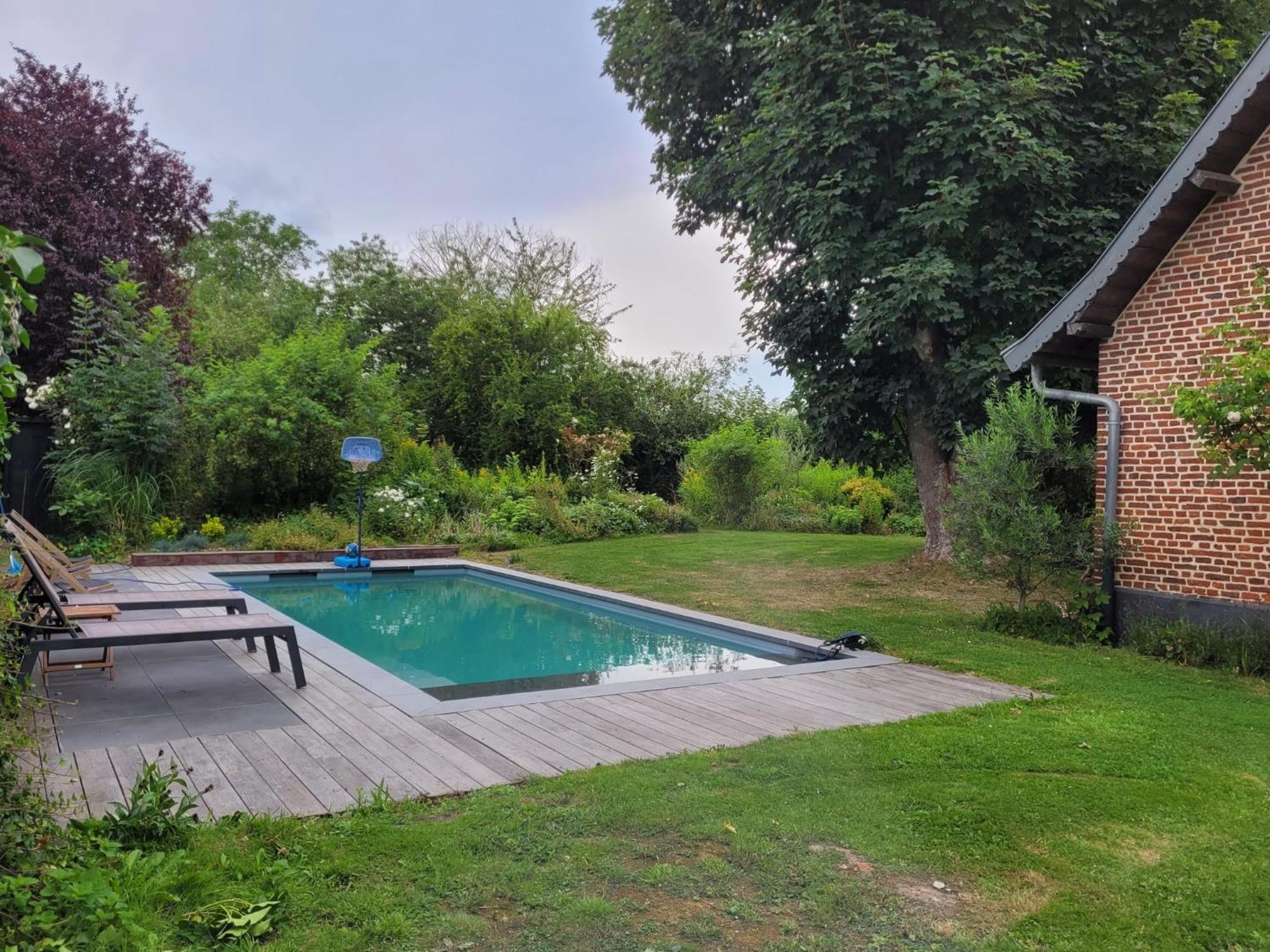 Ferme De Caractere Avec Piscine Et Cheminee Villa Sainghin-en-Mélantois Kamer foto